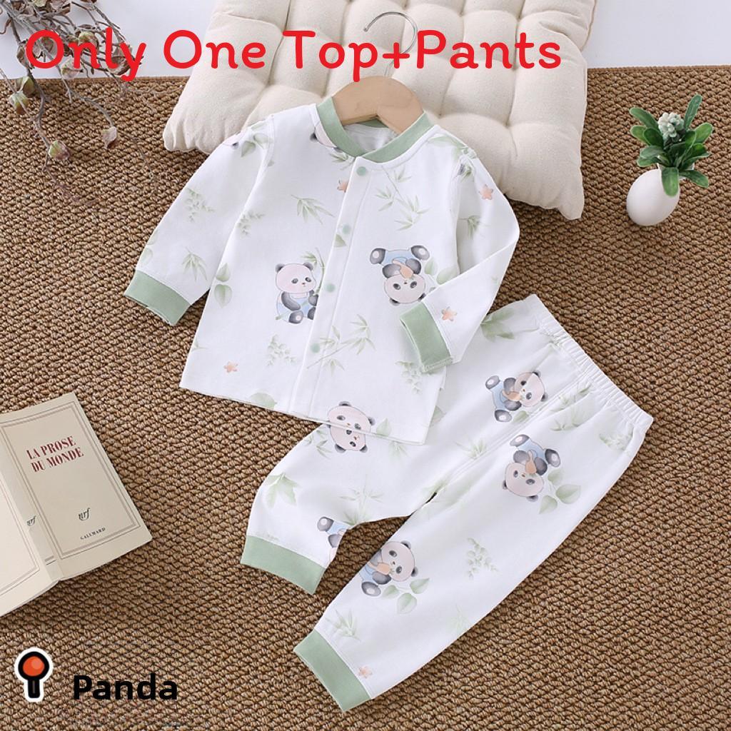 Childrens Cotton Pajama Set With Animal Prints For Newborns And Infants