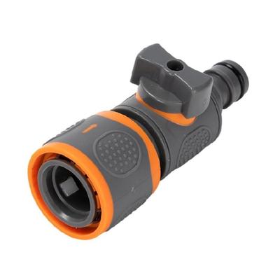 Ventiel Slangadapter Snelkoppeling Verbindings Reparatie Koppeling Verbinding Verlengstuk Tuinberegening Pijp Slang Waterstop
