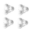4pcs Self-Adhesive Universal Pulley Heavy Duty Swivel Casters Mute Universal Wheel  Cabinet