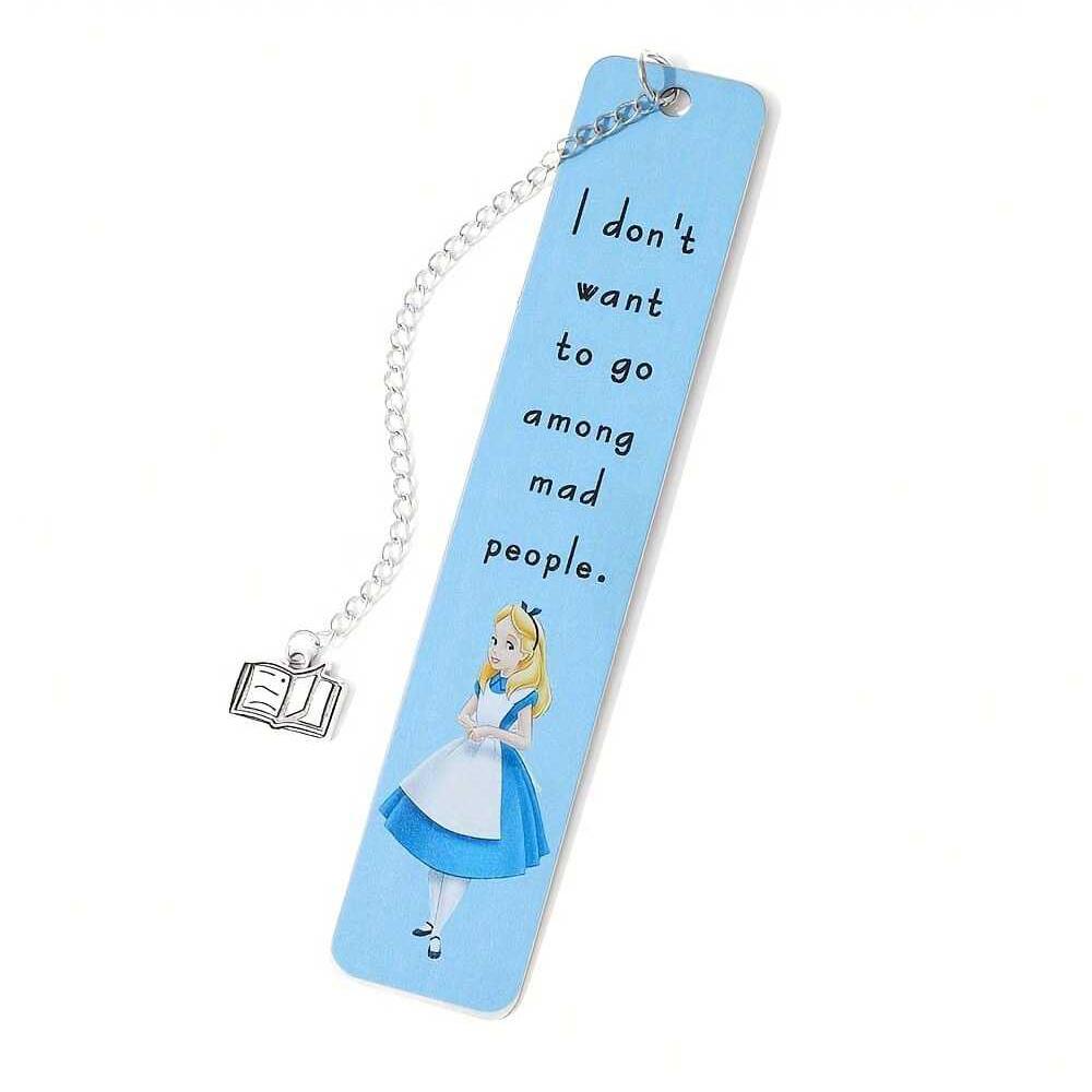 MINISO The Stainless Steel Pendant Bookmark of The Movie Protagonist, A Bookmark Gift for Good Friends, and A Graduation Gift