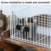 Parrot Feeding Cups Stainless Steel Food Water Bowls with Clamp Holder Bird Cage Feeders for Parakeet Small Animals