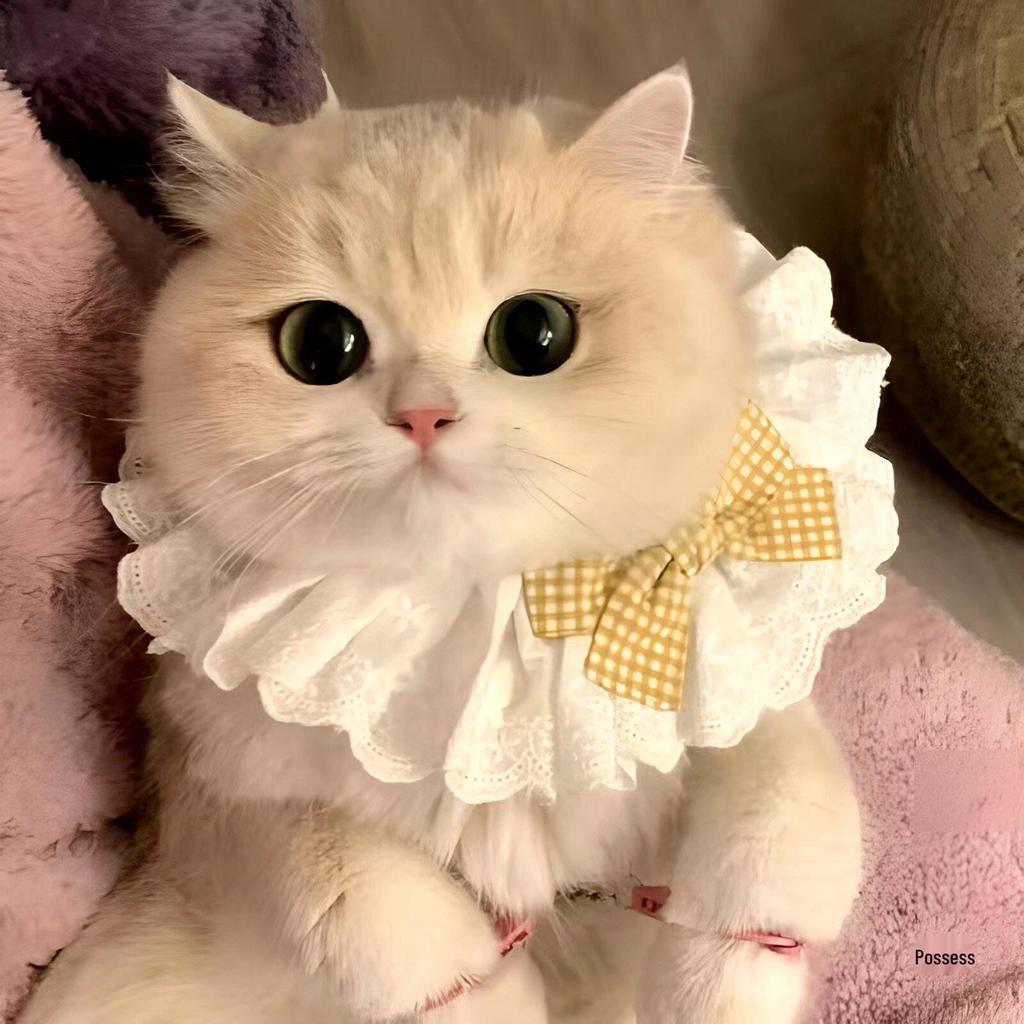Cat & Dog Bow Tie Scarf - Cute Pet Neck Bib & Ornament