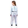 Girls Dance Clothing Set Glossy Metallic Workout Top and Pocket Pants Hip Hop Jazz Street Performance Outfit