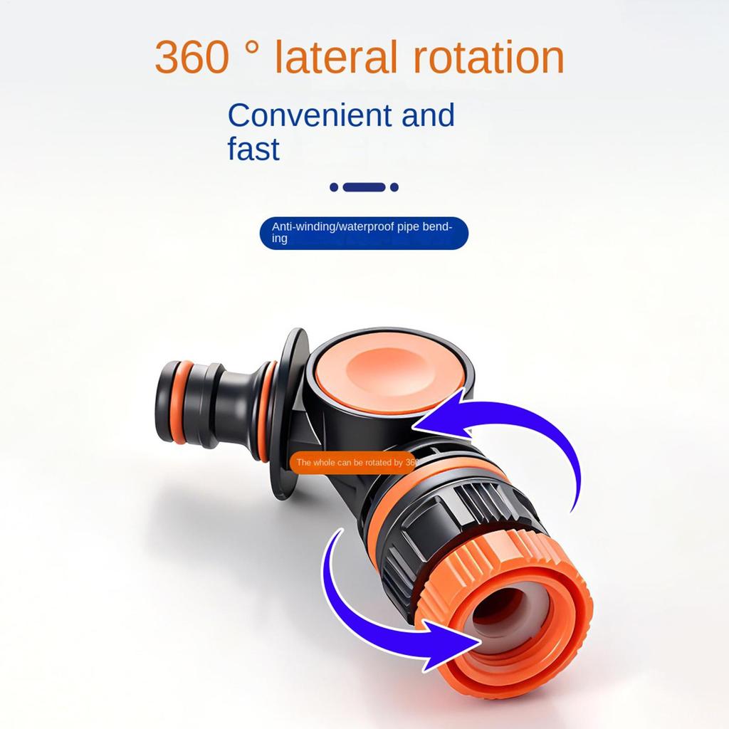 Rotatable Water Pipe Hose Joint 360 Rotatable Leak-Proof Coupler Garden Hose Connectors And Fittings Connect Hose Fittings