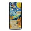 Funda de teléfono con cielo estrellado estilo Van Gogh para OnePlus 12 11 10 9 8 7 7T Pro 12R 10R 9RT 9R 8T Nord N100 N200 N10 2T CE 2 5G Cubierta Negra