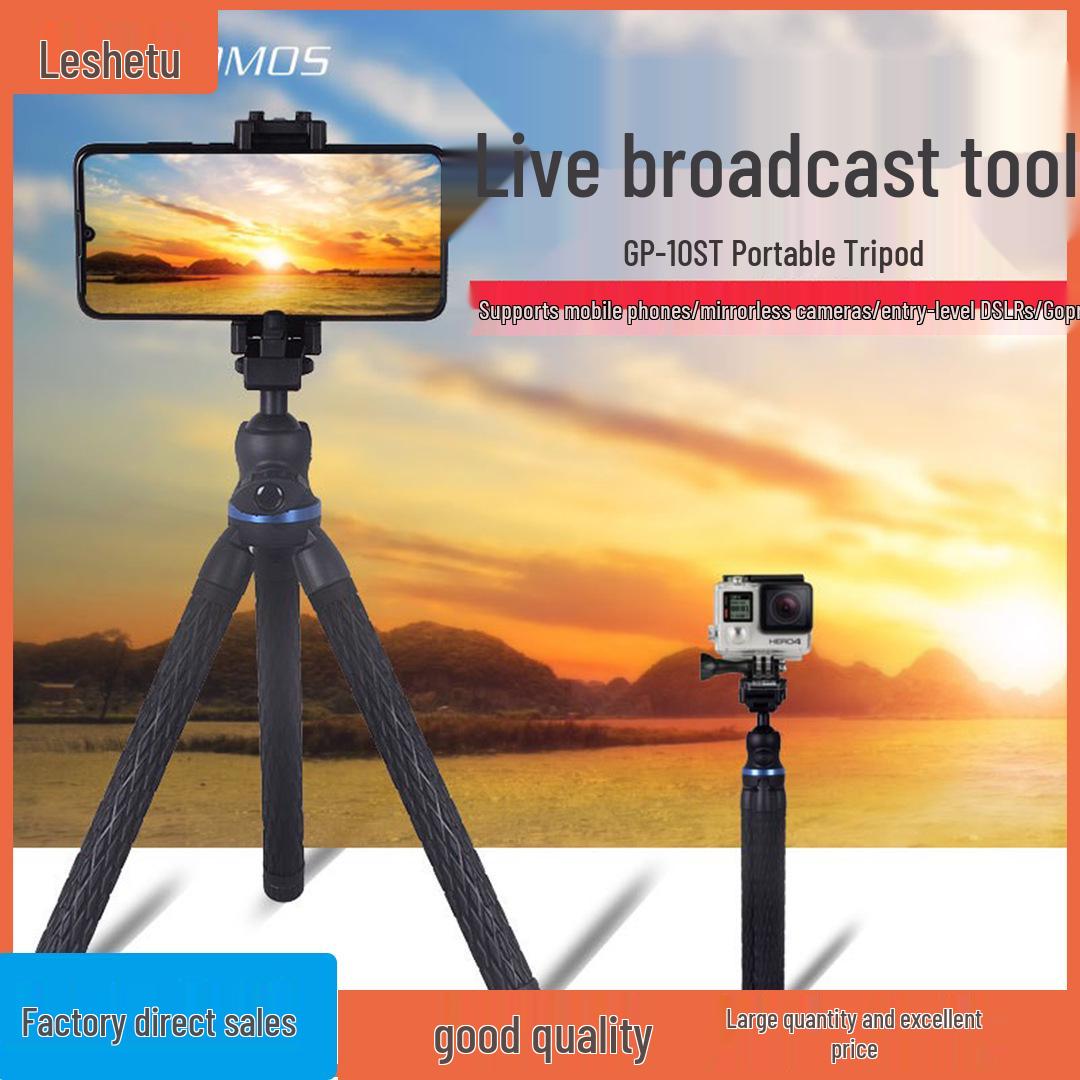 Portable Mini Camera Stand with Telescopic Legs for Live Streaming GP10ST