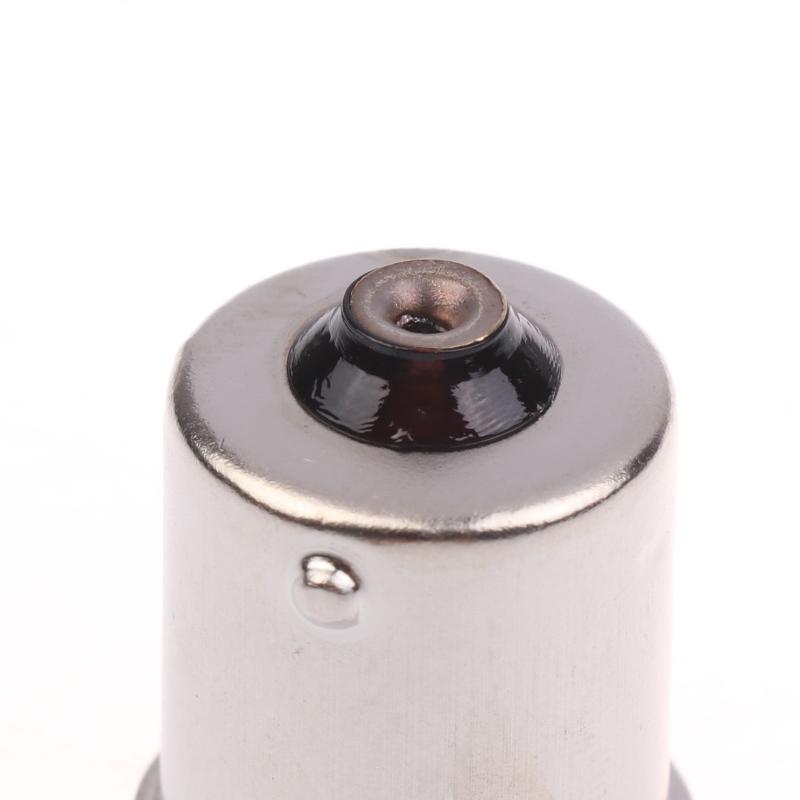 10Pcs B15 Brass-Nickel Plated Lamp Cap 1156 Single Contact Bayonet Auto Lamp Holder Ba15S Bay15D Auto Bulb Holder Cap