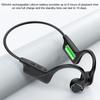 Bone Conduction Headphones Wireless BT 5.0 Earphone Outdoor Sports Headset IPX6 Waterproof Sweat Proof with Earbuds