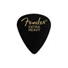 Fender Pick 351 Pack 12 BLACK Extra Heavy