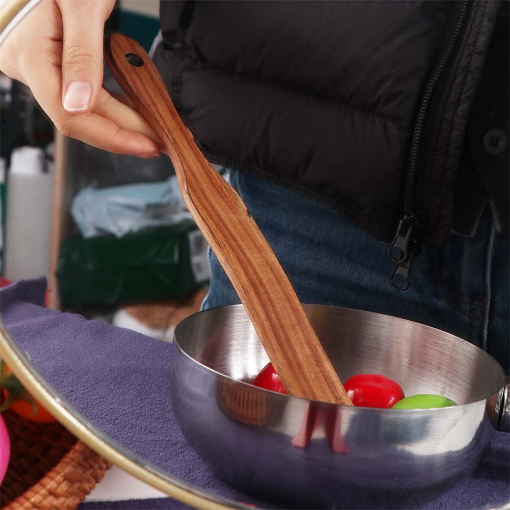 Whisk Spatula Wooden Bread Scraper Multi-purpose Non-Stick Jam Spatula Portable Household Egg Scraper Kitchen Tools