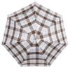 AQUASCUTUM Folding Full For Sunny and Rainy First Class Heat UV UV LONG UMBRELLA 1AQ Check Brown Parasol, Shading, Lightweight, Days, Women's