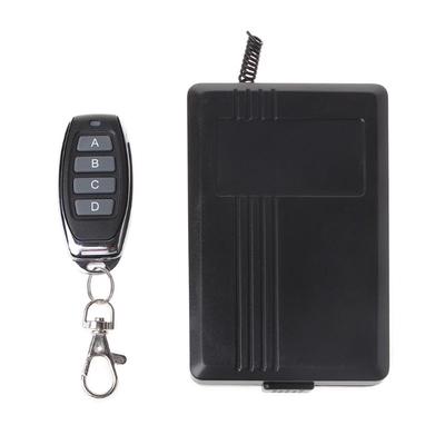 Receiver Transmitter  4 Buttons Keys 433Mhz Working Frequency AC85V-250V Remote Control Set for Garage Doors Gate