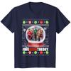 The Big Bang Theory Girls Snow Globe Cotton Christmas T-Shirt