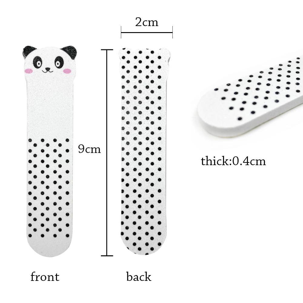 Cute Animals Mini Small Nail Buffer File Sandpaper Finger Tips Buffing File Manicure Salon Tools