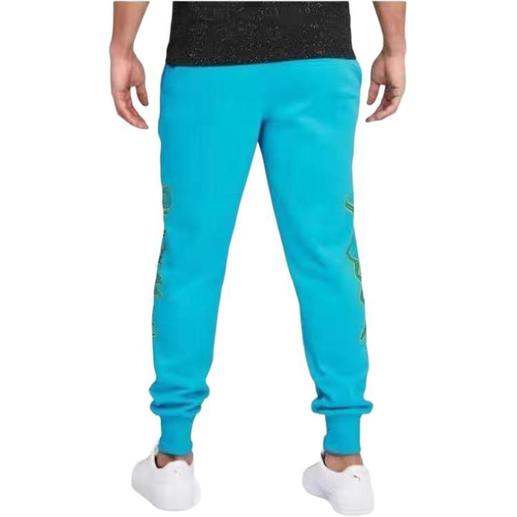 Puma Casual Pants Men's Blue Moderate Slim Fit Pants 535440-01
