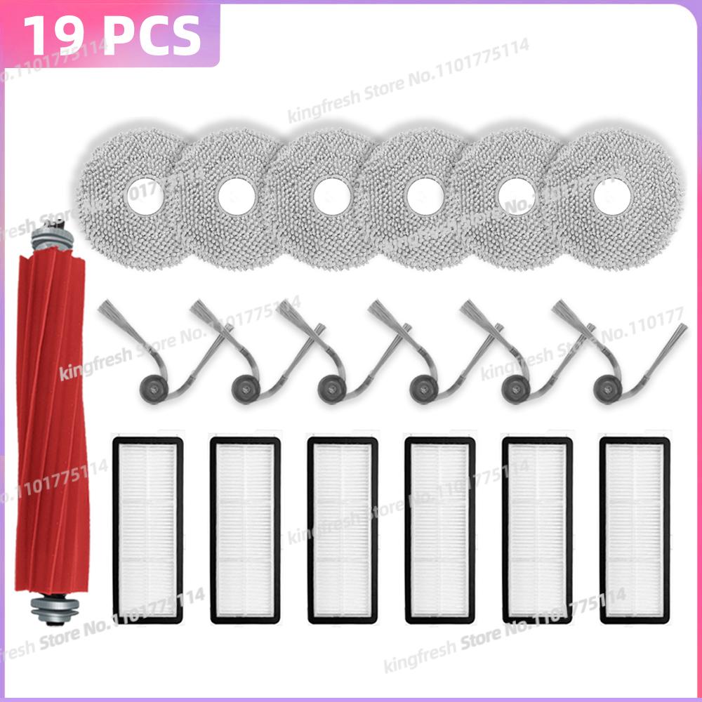 Adatto per ( Roborock QR 798 / QR 598 / QV 35A / QV 35S / Qrevo L ) Parti Spazzola Laterale Principale Filtro Sacchetto Mocio QR798 QR598 QV35A QV35S