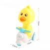 Inertia Pull-Back Duck Motorcycle, Cool Sliding Duck, No Battery Press Plastic Pull-Back Car
