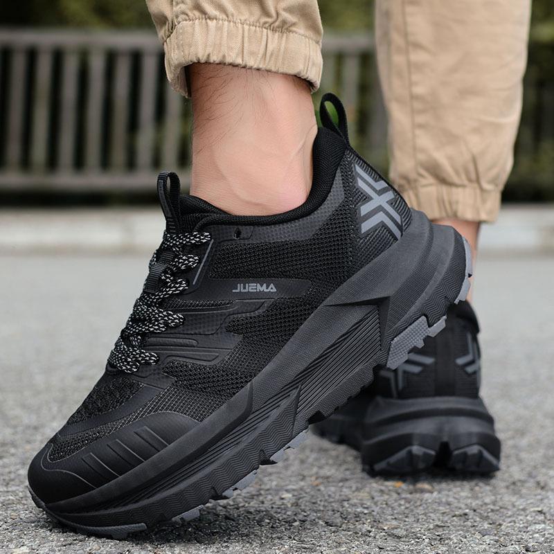 Large size running men's shoes wear-resistant and non-slip outdoor hiking shoes breathable and versatile shock-absorbing high-quality sports shoes