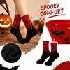 Halloween Printed Mid-Calf Socks Wicking Breathable Socks for Men Women Casual Daily Wear