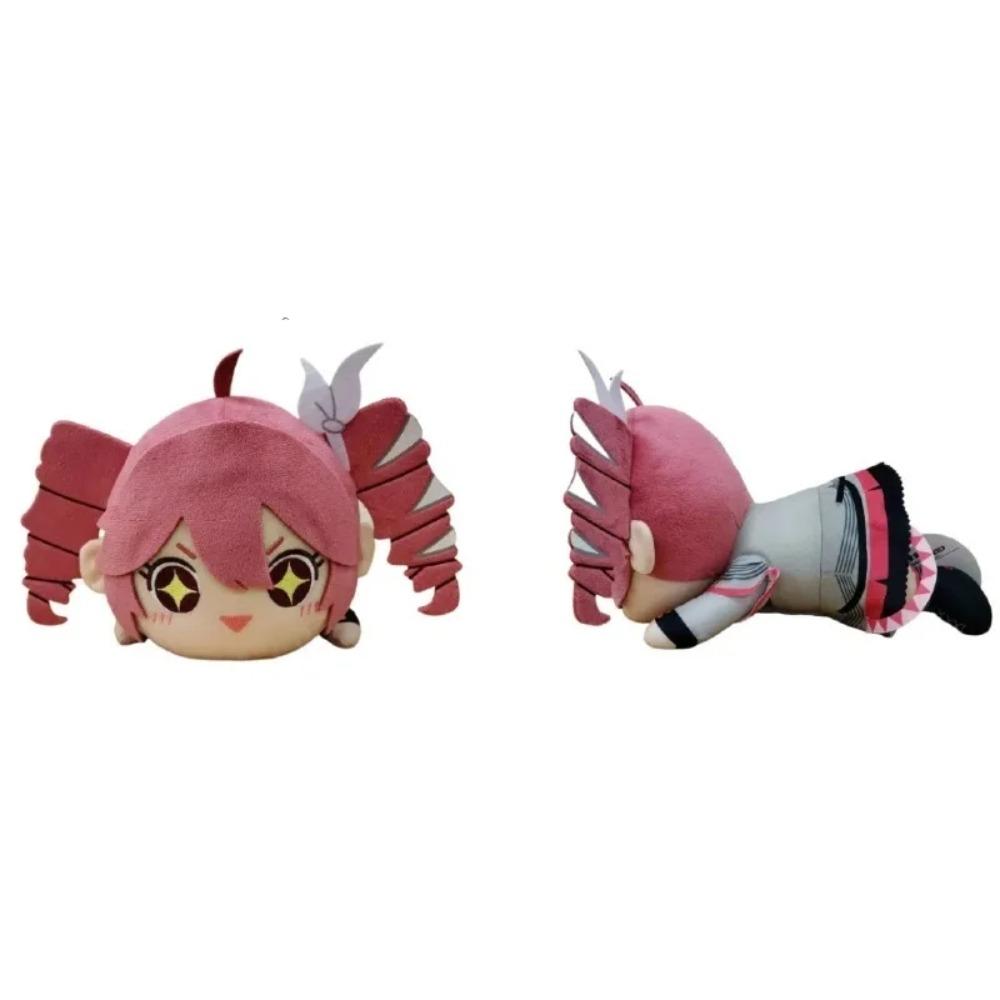 Cute Kasane Teto Nuipurike Osuwari Plush Doll Sleeping Doll In Prone Position Pink Hair Girl Stuffed Pilow For Kid Birthday Gift