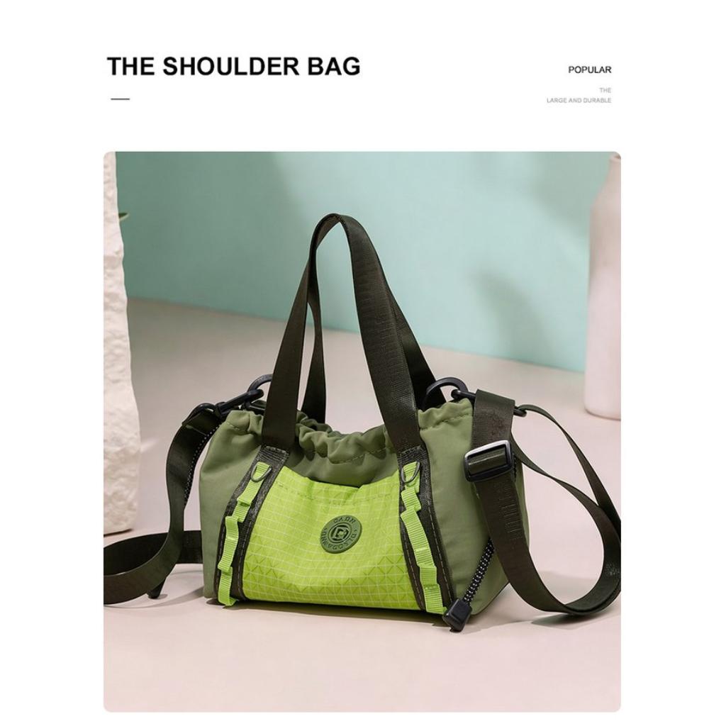 Tote Bag Women Oxford Multi Compartment Handheld Crossbody Daily