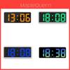 Despertador Digital LED Moderno Minimalista Para Decoração de Quarto Com Funções de Temperatura e Calendário