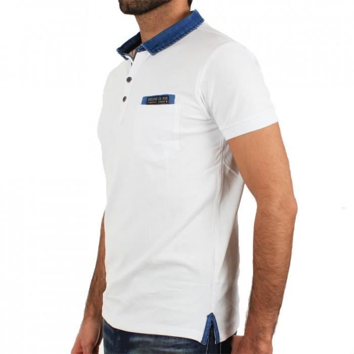 Tee shirt homme Deeluxe74 Hacien Bleu