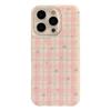 Sweet and Sweet Suitable for Apple 16 Mobile Phone Case Iphone17promax Hard 13 Pink Plaid Star