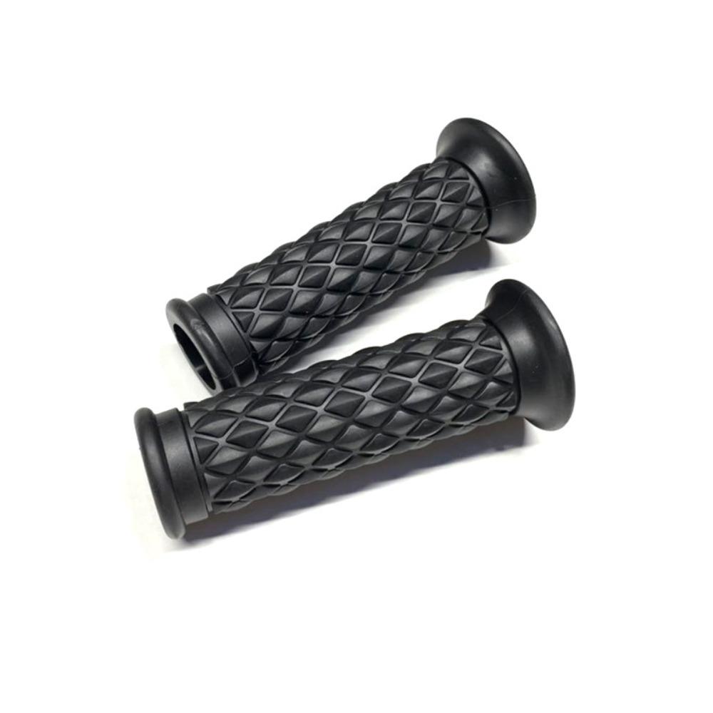 2pcs 7/8" Grip Rubber Handlebar Motorcycle Accessories Parts Hand For Motorcycle