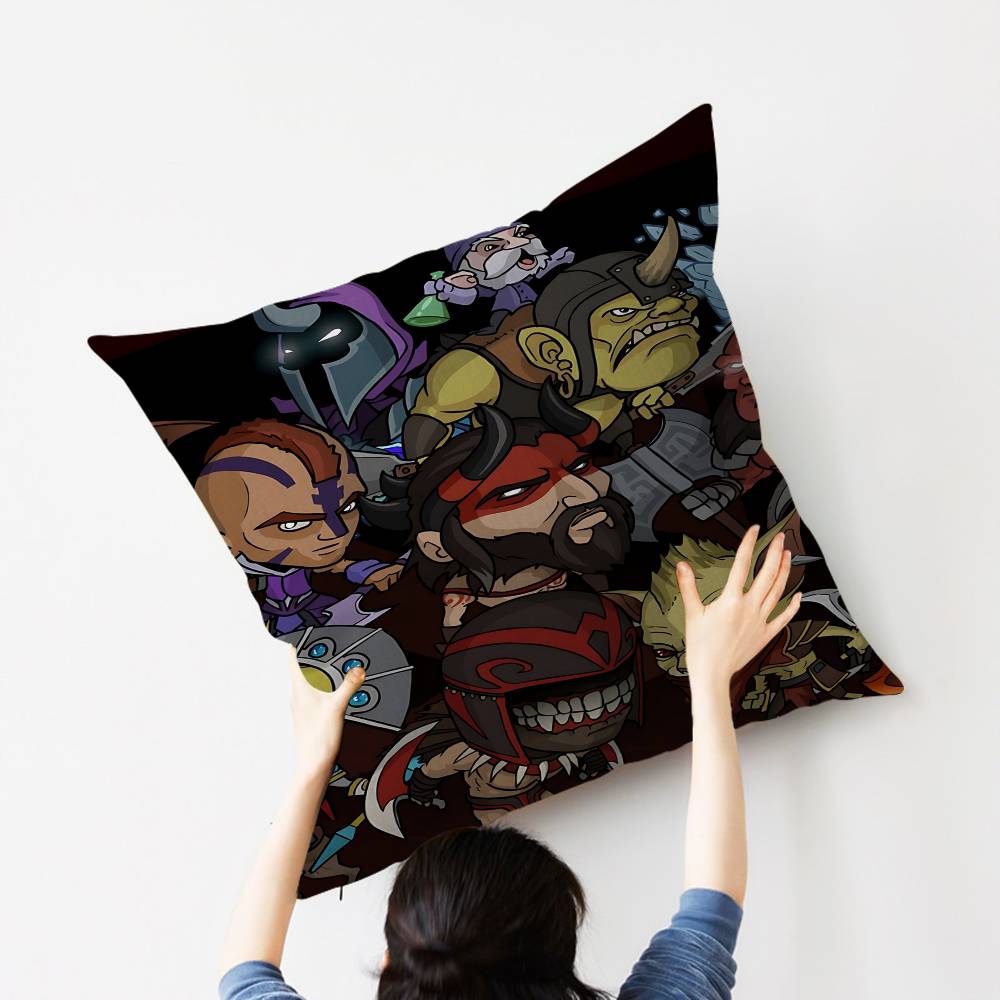 DDOTA  Character Stitch Lucky Dragon pillow cover sofa cushion cover home room decoration children gift