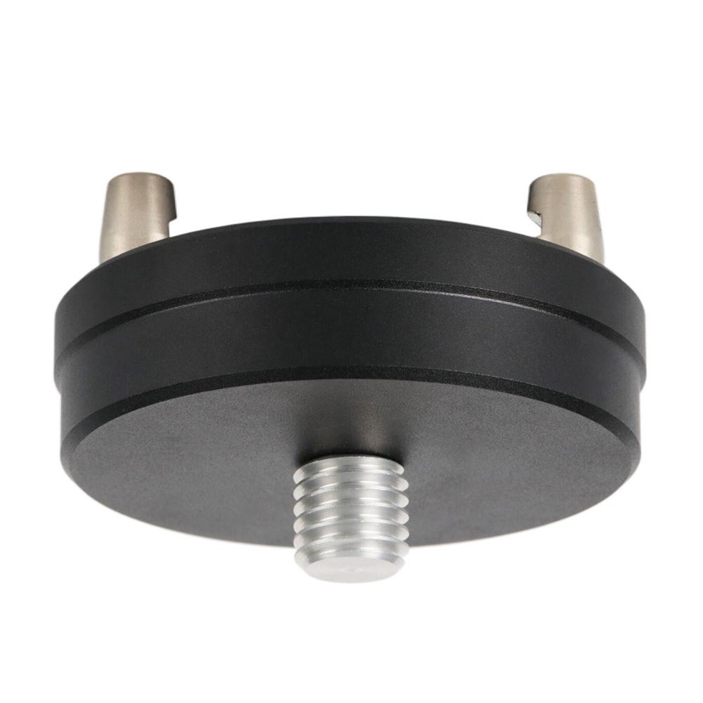 Ingenieurmessung Drehende Schraube Sockelbasis Drehende Basis Für GPS-Adapter Durchmesser 80mm Gelbe Oberfläche