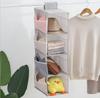 Hongmeru Hanging Storage Closet Storage Hanging Storage Washable and Easy Installation Hanging Storage Clothes Rack Underwear Socks Hat Storage Closet