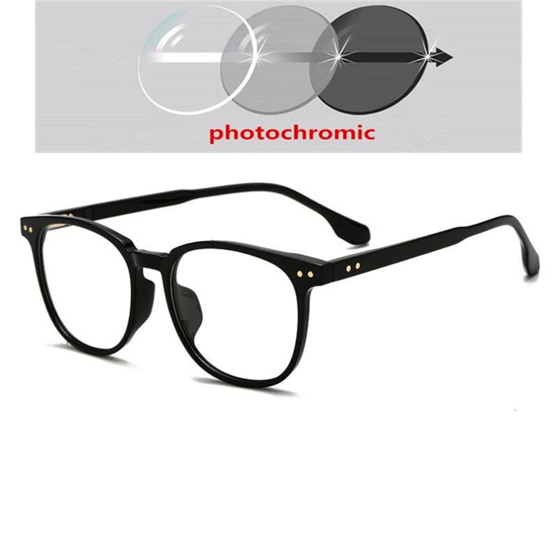 Transparent Gray TR90 Computer Optical Glasses EyeglassFrame Anti Blue Rays Oval Short-sight Eyeglasses Prescription 0 -0.5 -0.75 To -6