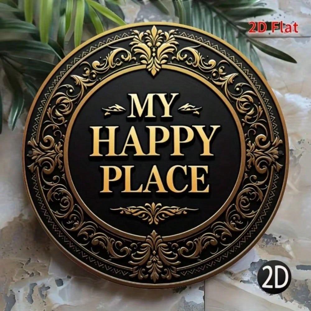 20x20cm Metal Tin Sign Wall Art Decorative Vintage Painting