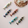 Eco-friendly Colored Enamel Fish DIY Charms Jewelry Making Accessories for Earrings Bracelet Necklace Craft