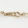 TASAKI Pearl Necklace Pearl/K18 Yellow Gold/diamond 8.3g Women Used