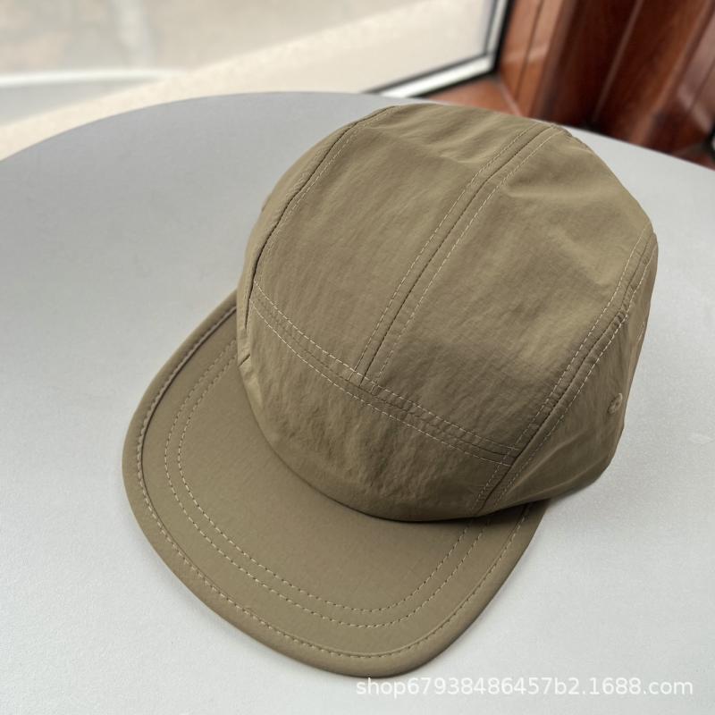 New Outdoor Versatile Quick-drying Cap Women's Japanese Short-brimmed Baseball Cap Casual Street Soft-brimmed Five-piece Sun Hat