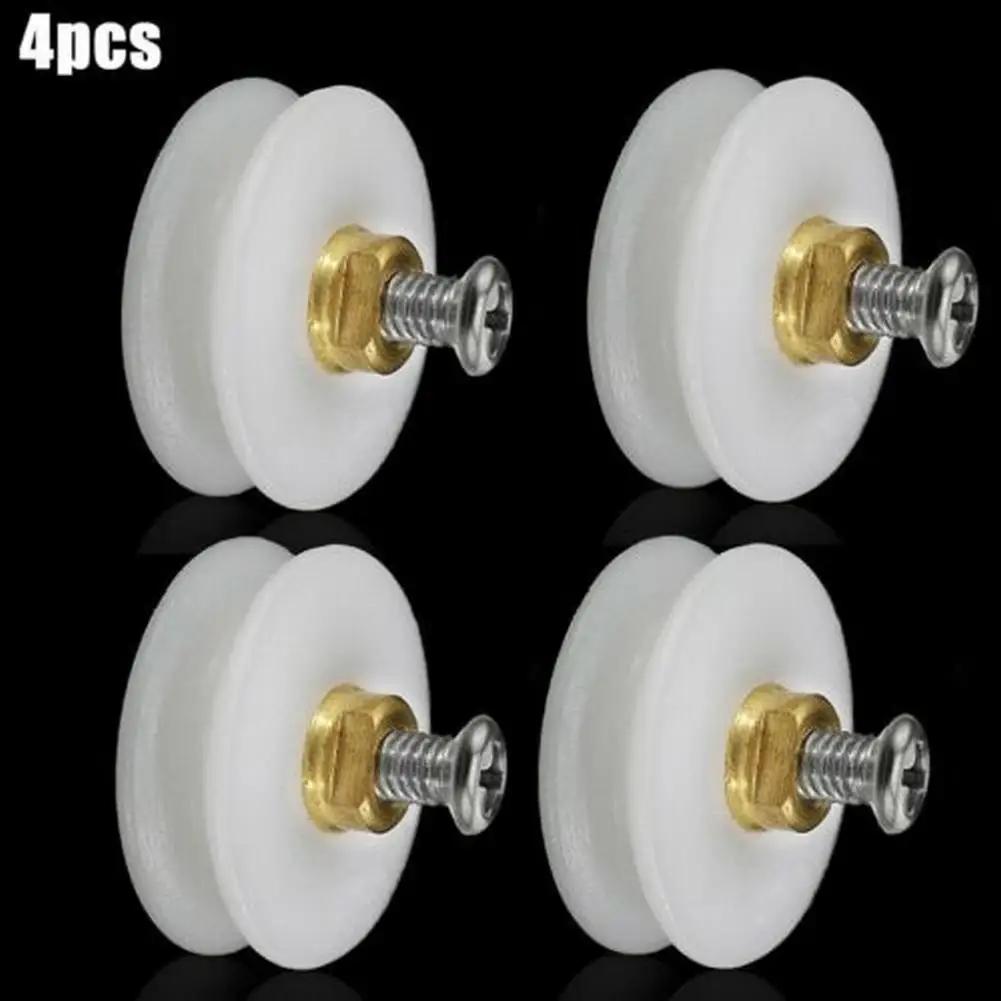 Shower Door Rollers Shower Room 4/8pcs Anti-Rust Quality Replacement Runners Shower Part Shower Room Wheels 22mm