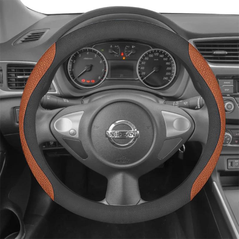 Leder Auto Lenkradabdeckung Für Nissan Qashqai J12 j11 X-Trail XTrail X Trail T33 Rogue 2015 -   2024 Zubehör