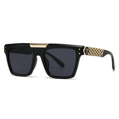  Export New Modern Retro Large Frame Men'S Sunglasses Ins Style Street Photography Big Brand Ink Lh216