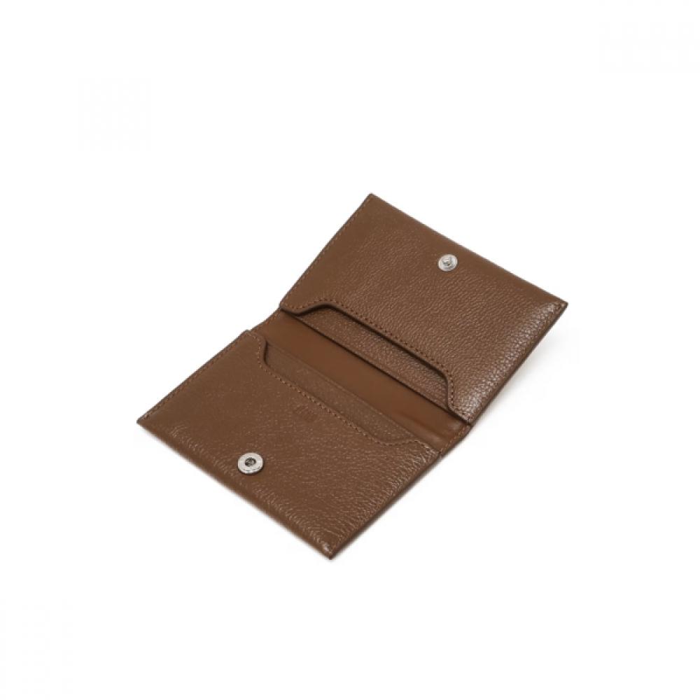 Daks Brown Leather Card Case Dcwa6f507w2