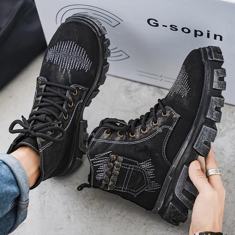 

Модный тренд Ковбойские сапоги для мужчин Повседневные ботинки на платформе Мужские ботинки Ретро Качество Мужские ботинки Балетки Мокасины Обувь Обувь ручной работы Ботинок 44