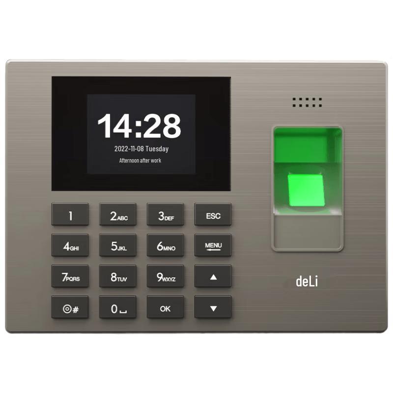 

Deli 14060W Fingerprint Time Attendance Machine CN plug (adapter included)