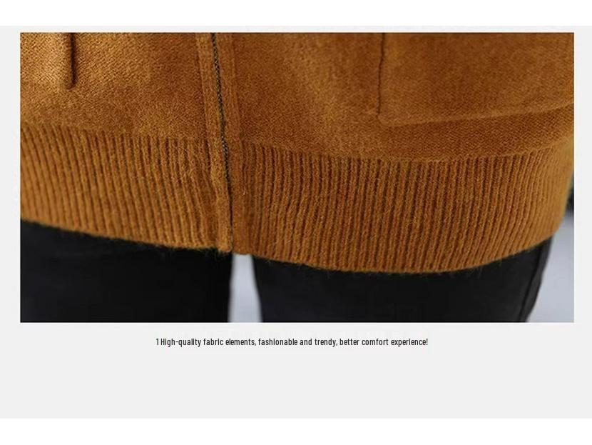 Women's Hooded Knit Cardigan Zipper Sweater Coat - Spring & Autumn Outerwear Trend