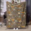 Modern Geometric Art Blanket Reversible Flannel Throw for Contemporary Decor AllSeason Comfort Bold Pattern Gift