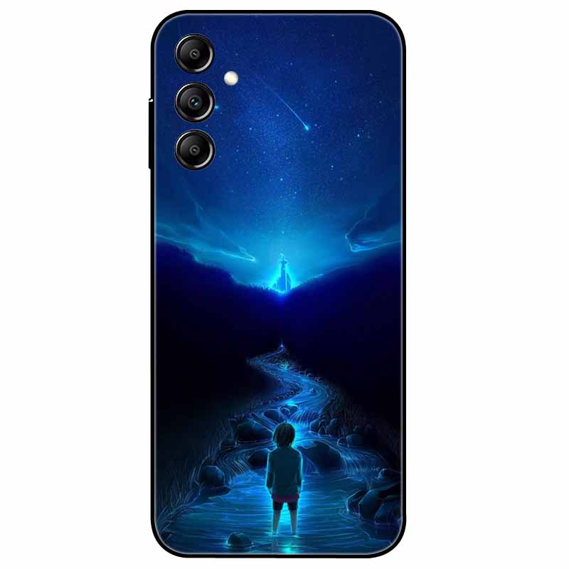 Silicone Phone Case For Samsung Galaxy A54 5G A34 A14 A24 Cover TPU Protective Soft Cat Para Funda for SAMSUNG A54 A 54 Fashion