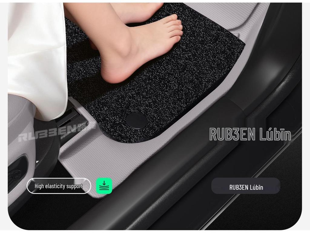 Pamir Brown TPE Floor Mats for Nio ES8 - Complete Car Interior Accessory Set