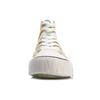 New LINE FRIENDS X LiNing Wear Resistant Coverage High Top Canvas Shoes Women's Yellow AGCQ594-1