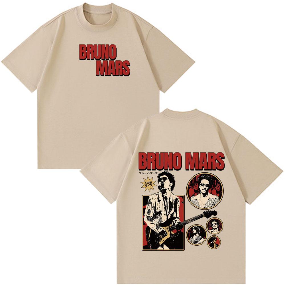 

Bruno Mars Romantic Tour 2026 Graphics TShirt Men Women Aesthetic Trendy Tshirts Cotton Oversized Casual Tshirts Streetwear XL