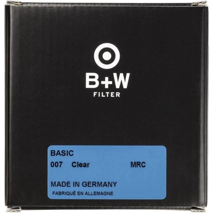 Filtre - bw - clear filtre mrc basic - 67mm - verre optique - protection pure